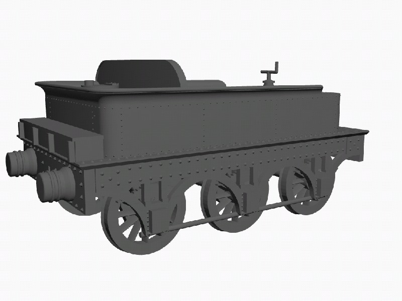 GWR 6 wheel tender GWR 6 wheel tender